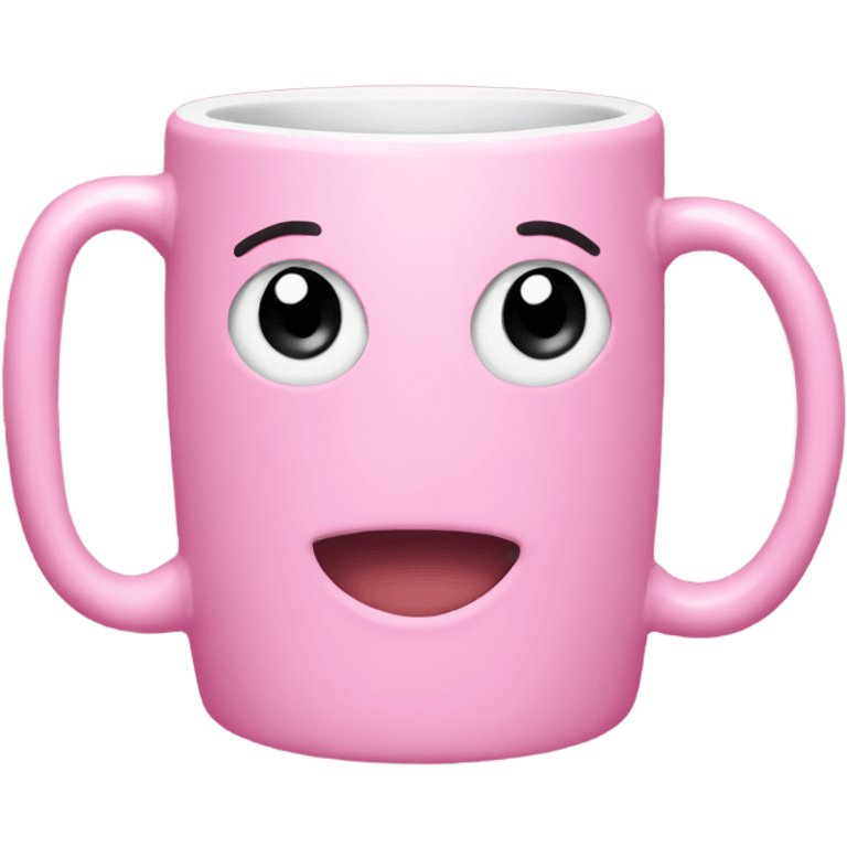 Pink mug  emoji