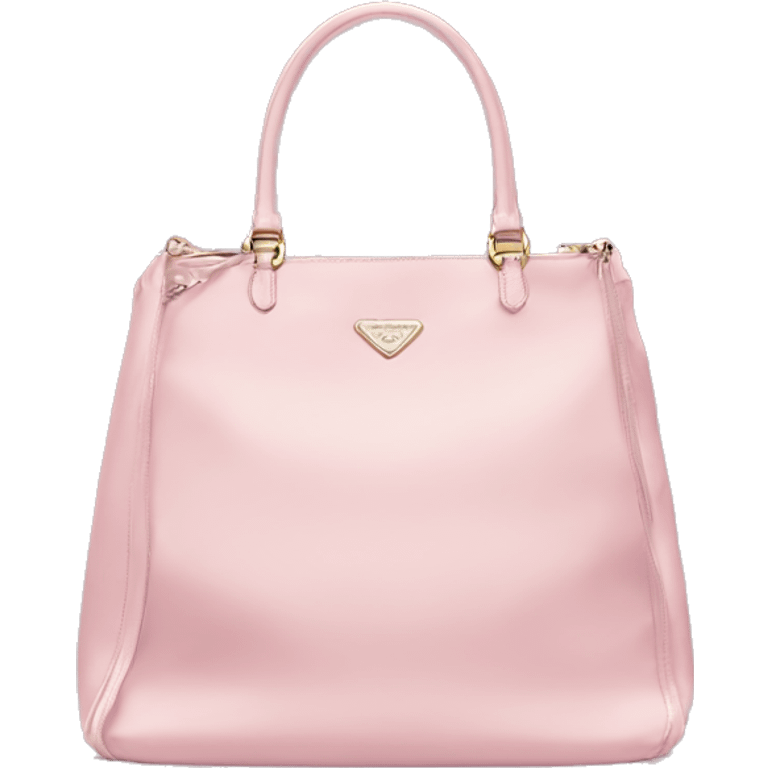 Light pink prada nylon bag emoji