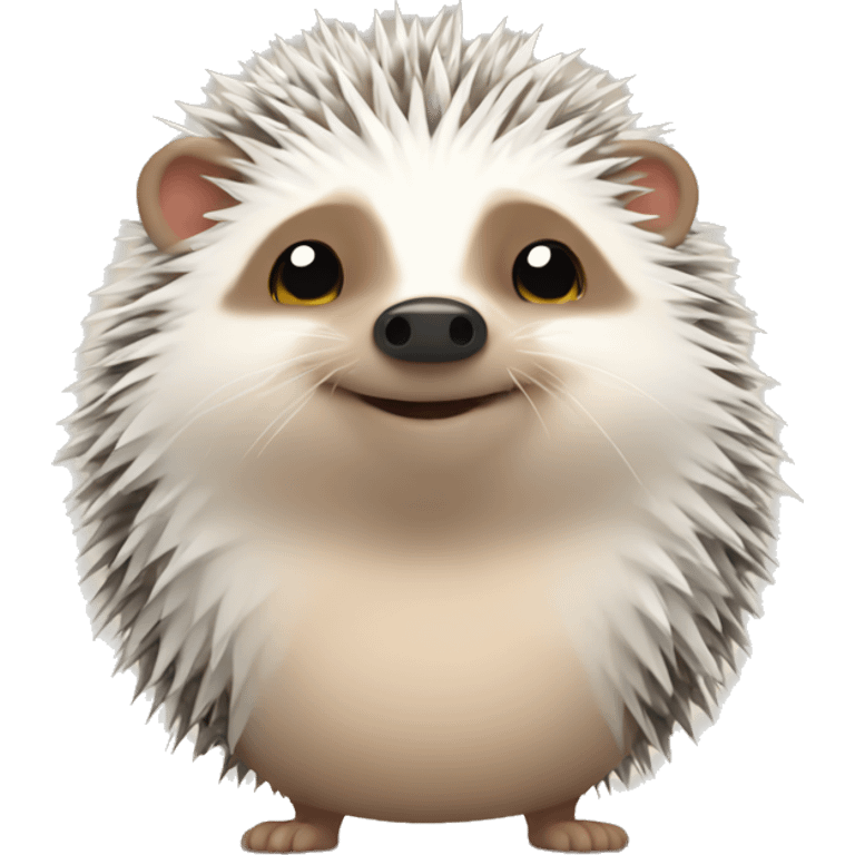 Hedgehog after shower emoji