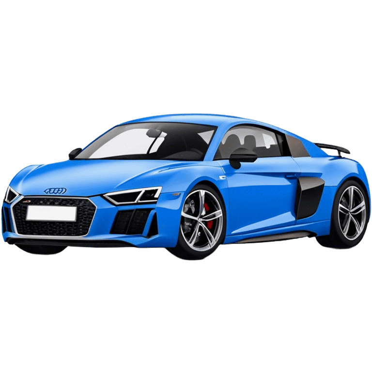 Audi R8 - Audi (Model Year: 2022)(Iconic Blue and Black) emoji