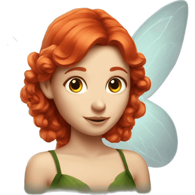 Red head fairy emoji