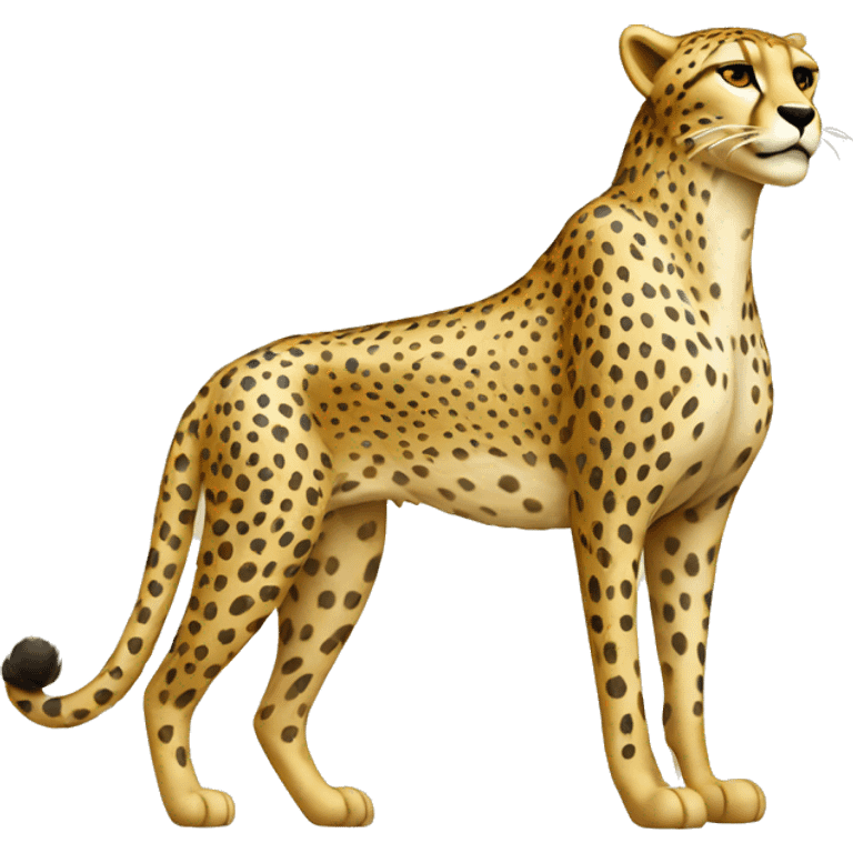 Cheetah with gold  emoji