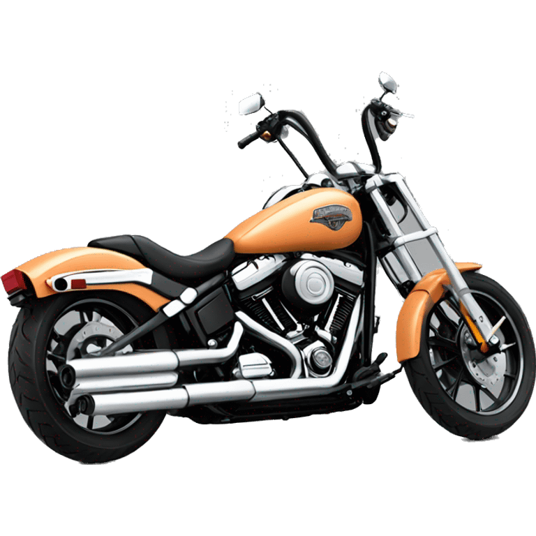 Harley Davidson street bob emoji