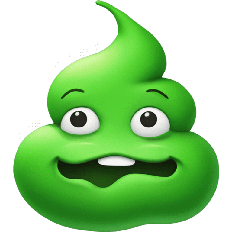 Green poop emoji