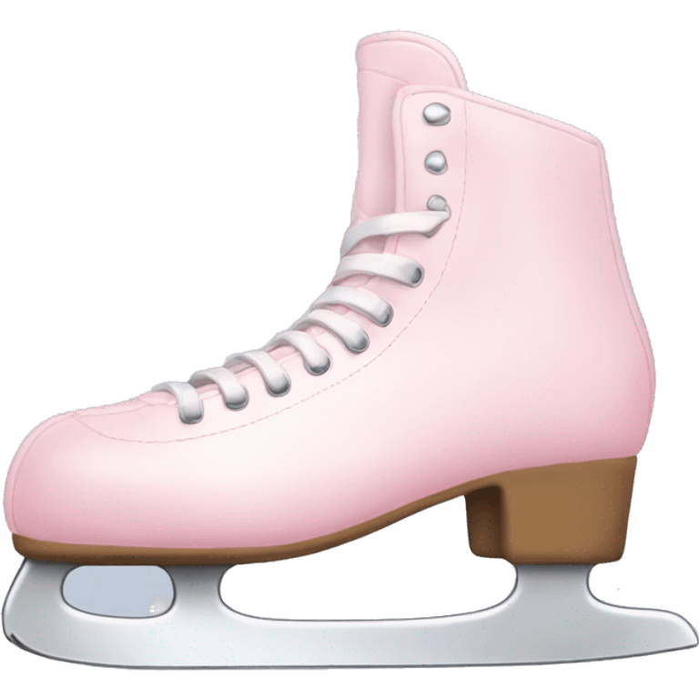 pastel pink ice skates emoji