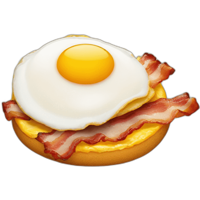 Fried egg with Bacon emoji