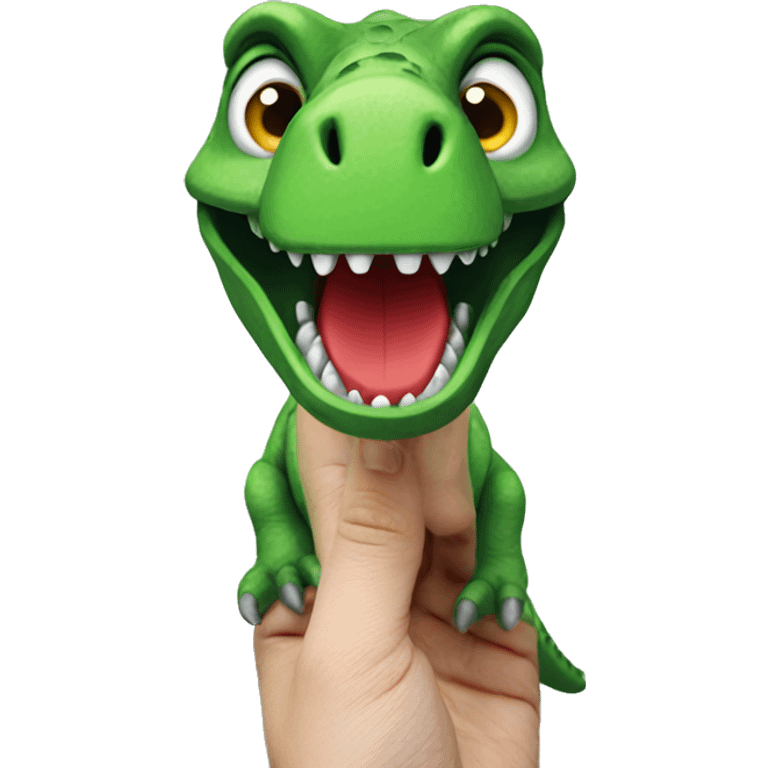 Dinosaur puppet  emoji