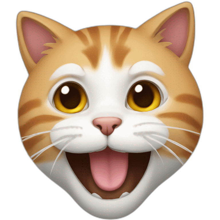 cat funny smile emoji