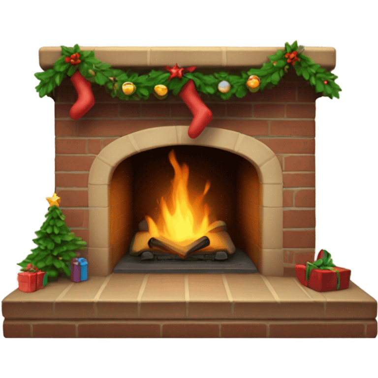 Christmas’s fireplace emoji