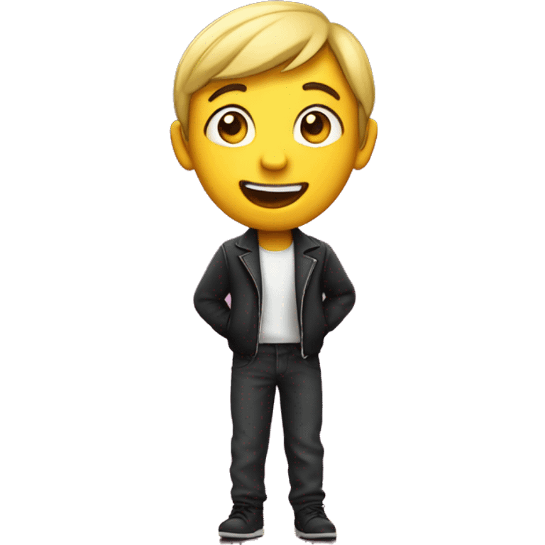 boy, on stage of theatre emoji