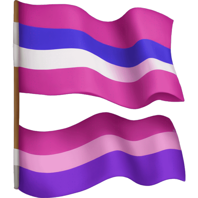 Bisexual flag emoji