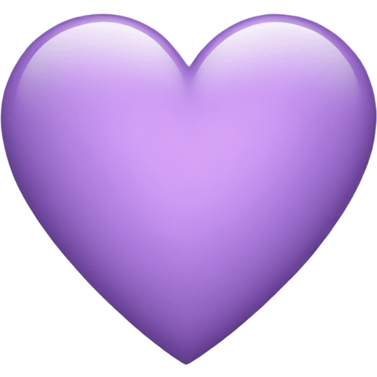 Light purple hart emoji