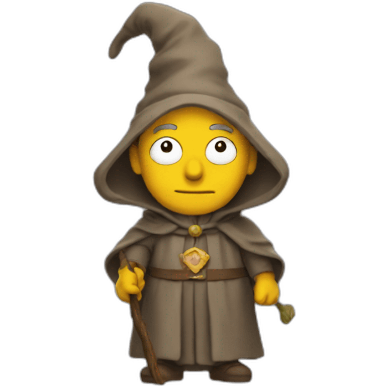 wizard as simpsons emoji