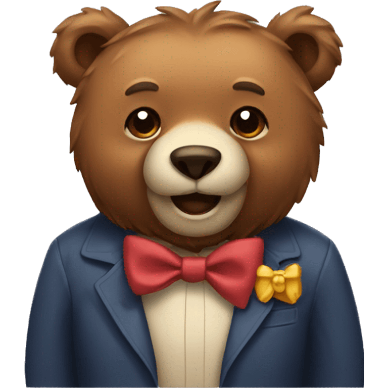 Bear with bow  emoji