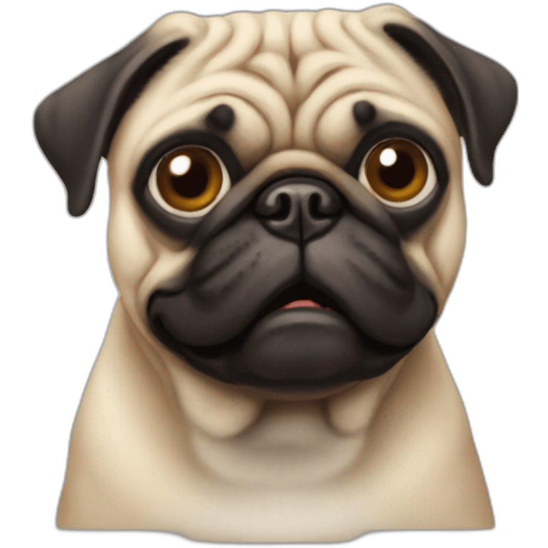 ugly pug emoji