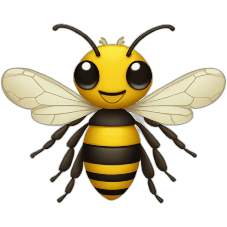 bee with a human face emoji