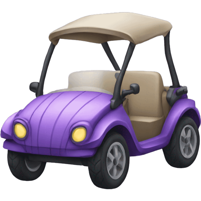 Purple buggy emoji