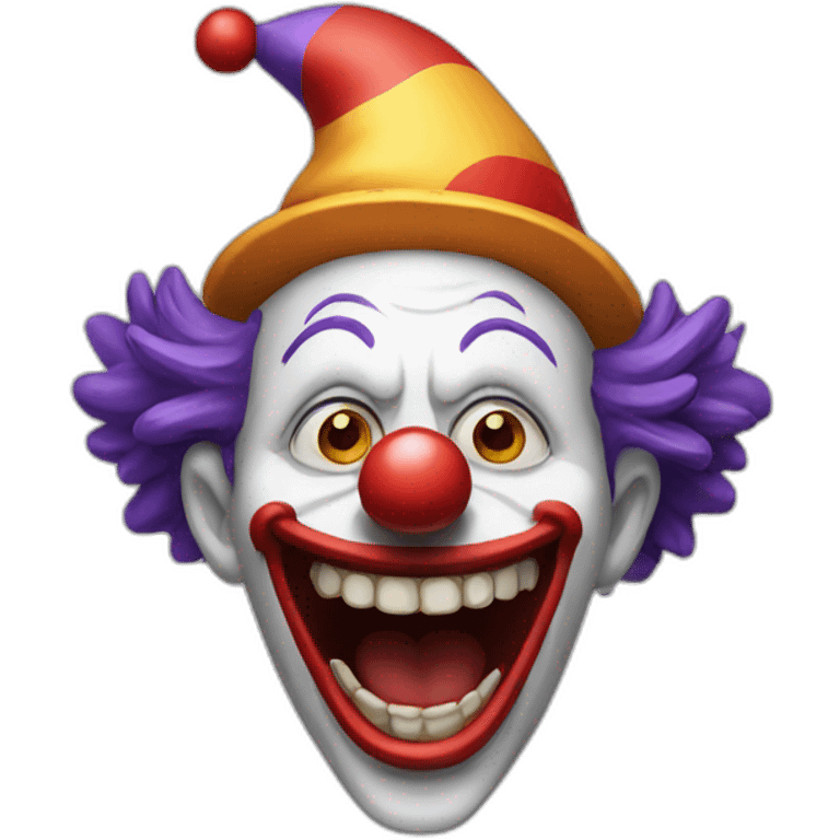 crazy clown emoji