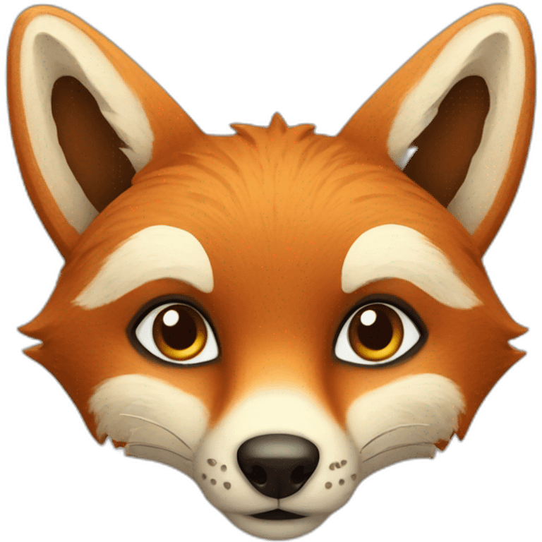 Renard croisé ours emoji