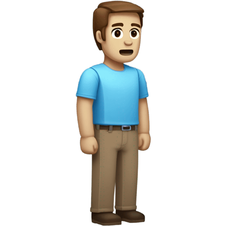 Minecraft steve emoji