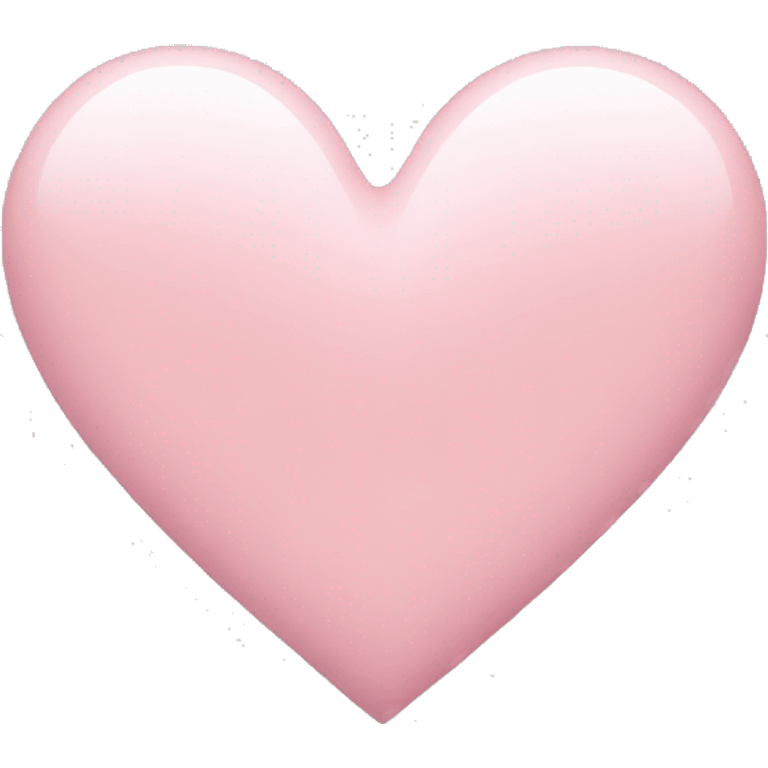 Light pink heart  emoji