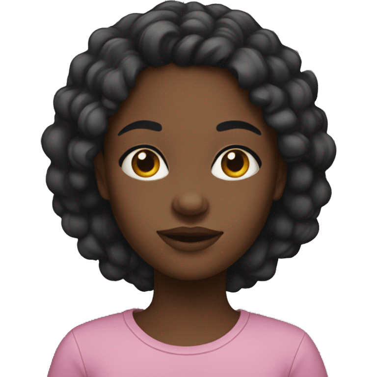 Black girl emoji