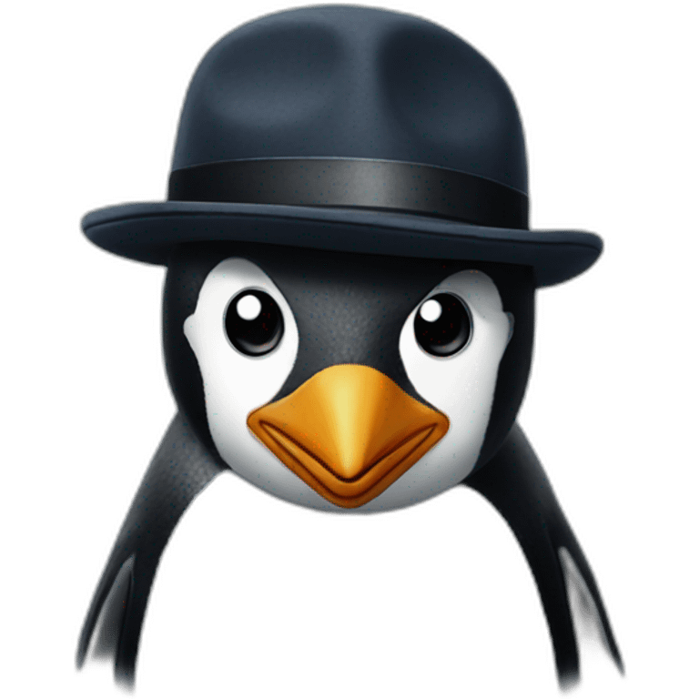 Penguin with tom shelby's flat cap from peaky blinders emoji