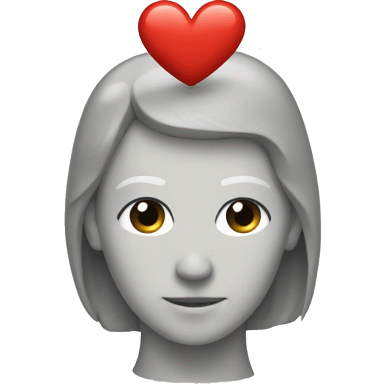 middle thinger with heart on  emoji