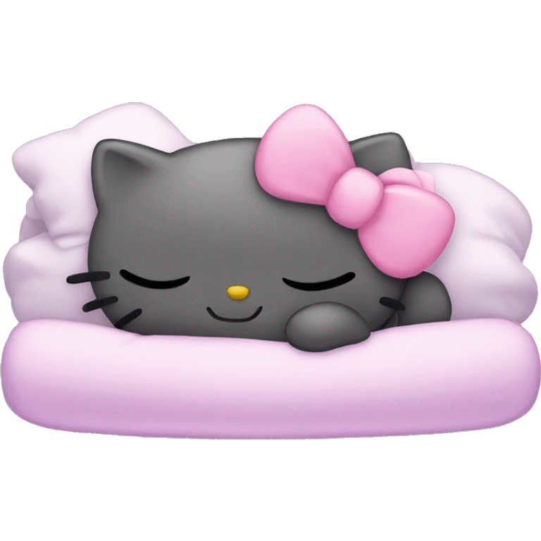 Hello kitty sleeping  emoji