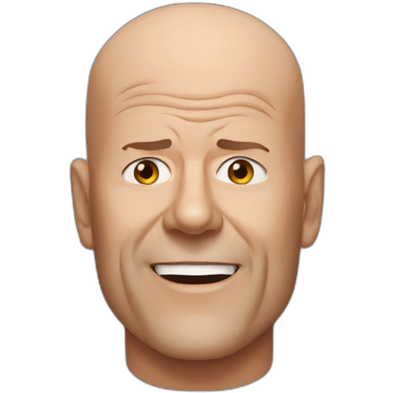 Bruce Willis Die hard emoji