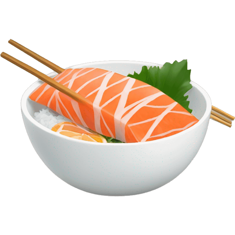 sashimi with chopsticks  emoji