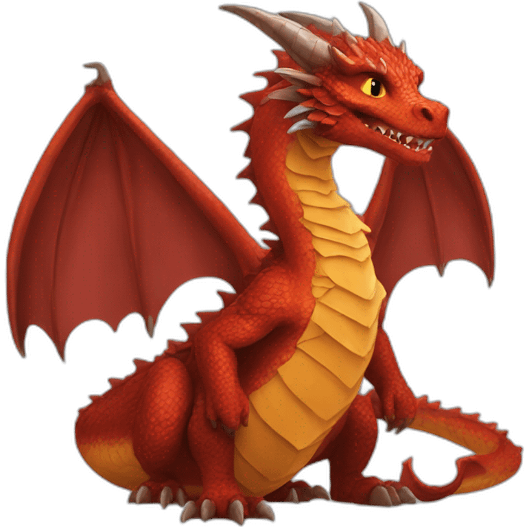 Smaug in love emoji