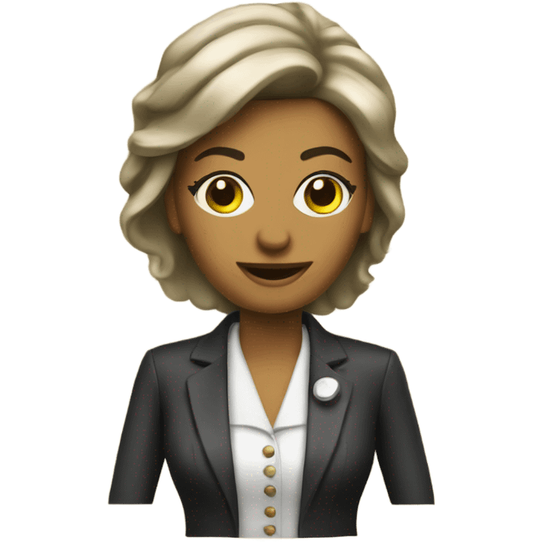 Zoomer Banker Lady emoji