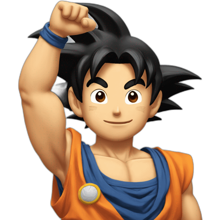 goku salute emoji