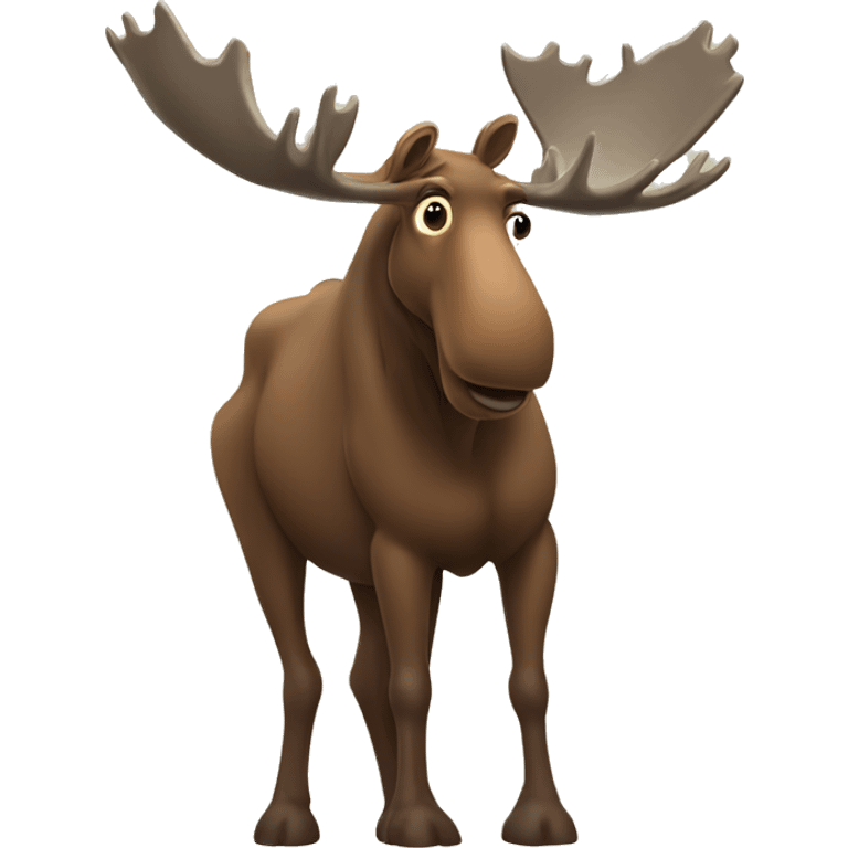 A moose full body emoji