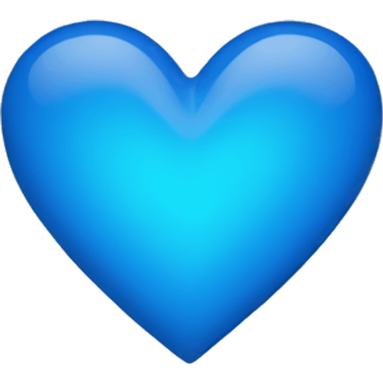 blue heart  emoji