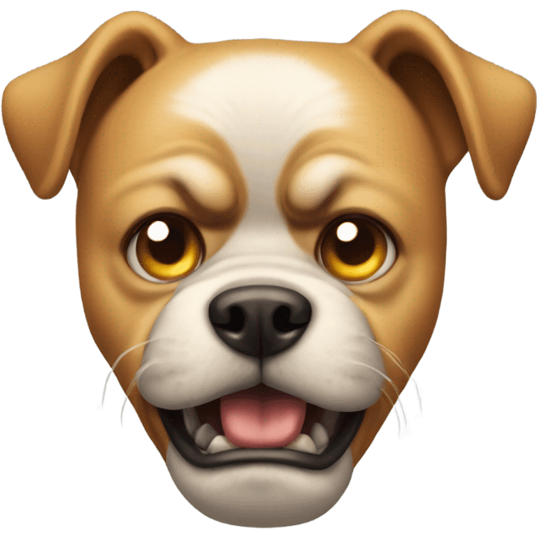 Angry dog emoji