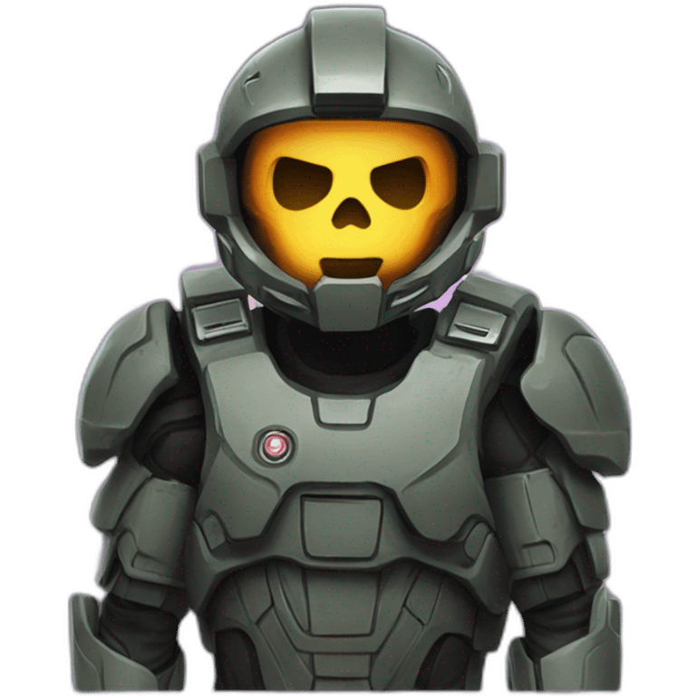 friday 13th and halo combined in a spooky way emoji