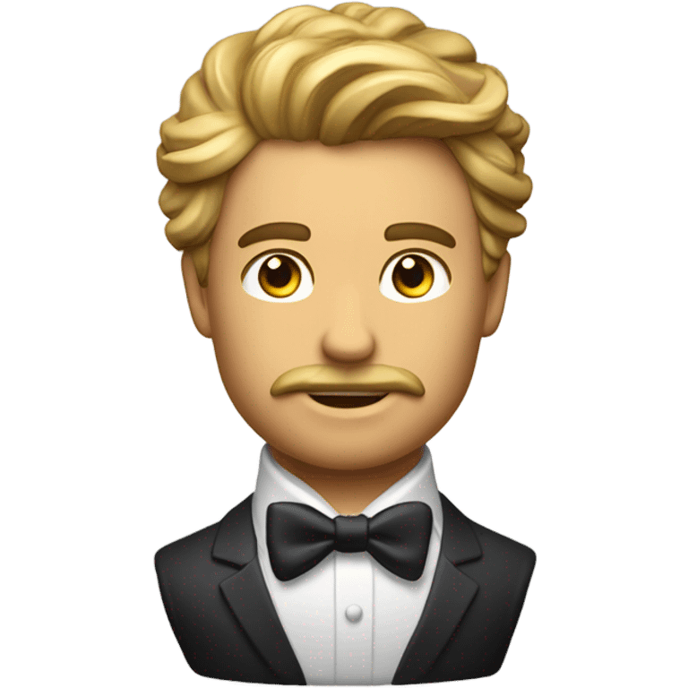 Most handsome Man trophy emoji