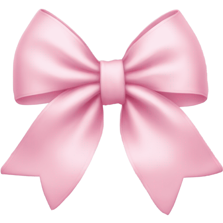 Light pink bows emoji