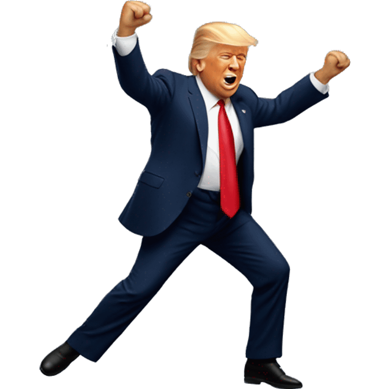 Donald Trump dancing emoji