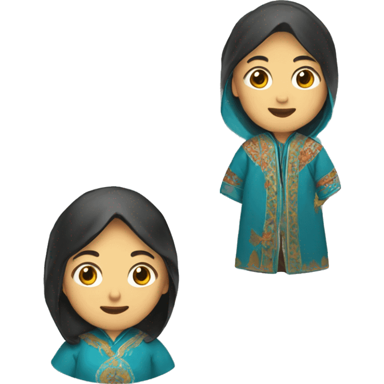 person in kazakh national clothes emoji