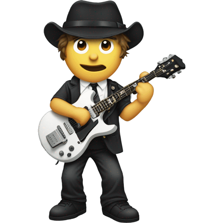 Kim g c moody playing guitar like angus young emoji