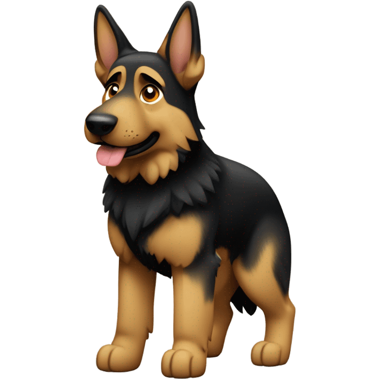 German shepherd  emoji