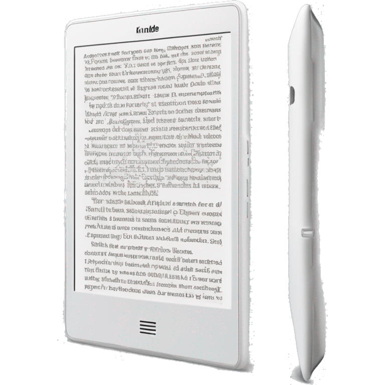 kindle ebbok tablet white emoji