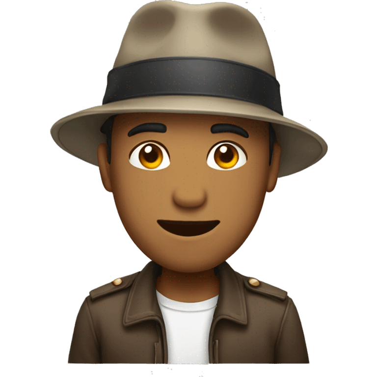 male with hat emoji