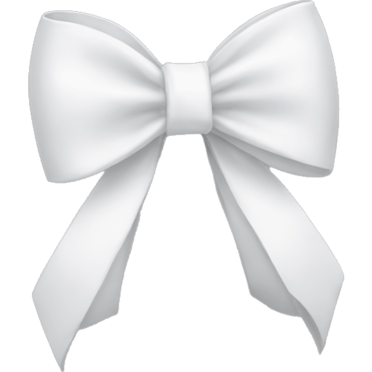 white bow emoji