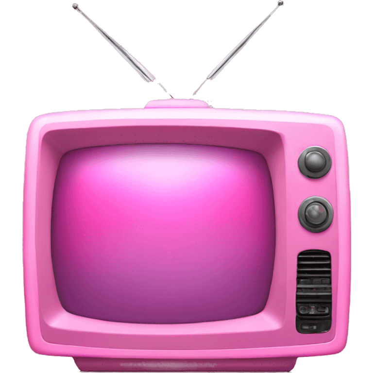 Pink tv emoji