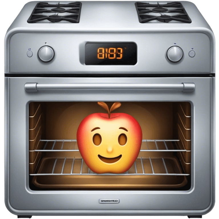 Oven that copies apple's emoji style emoji