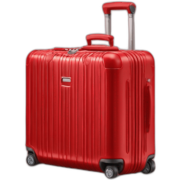 Rimowa red cabin plastic emoji